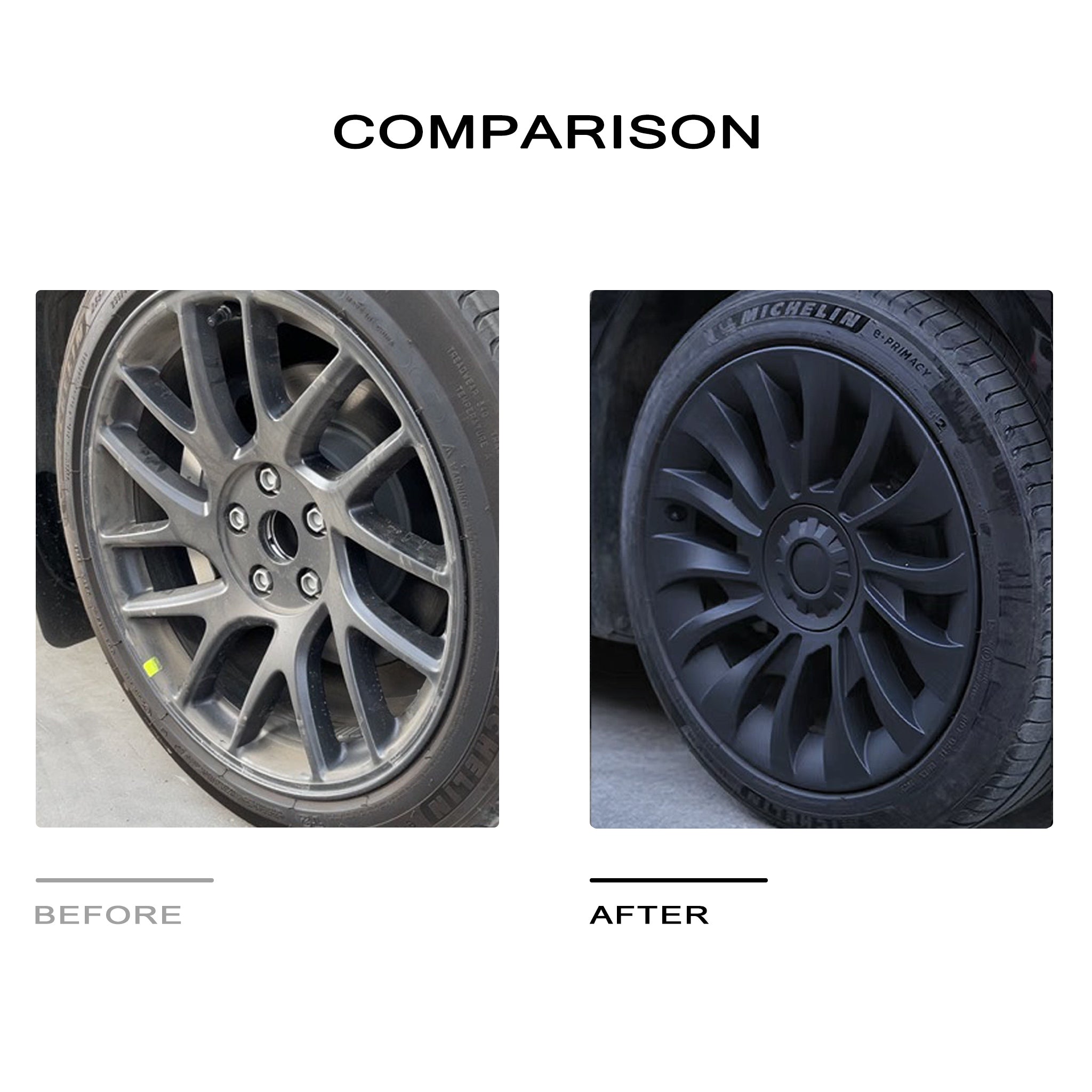 1 PCS Uberturbine Wheel Cover for Tesla New Model 3 Highland 18’’ Photon Wheels