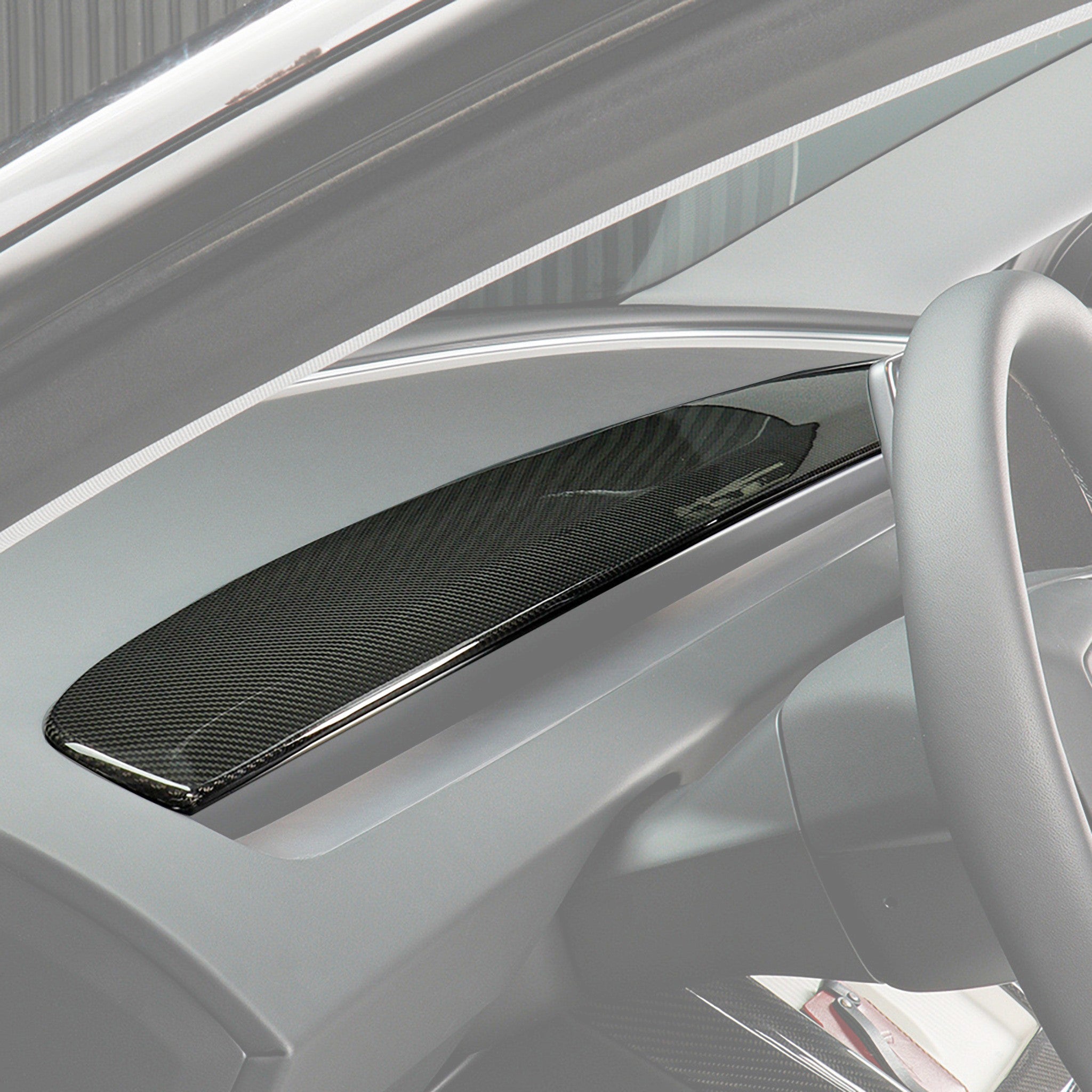 Upgrading Real Carbon Fiber Dashboard Replacement For 2024+ Tesla Model 3 Highland