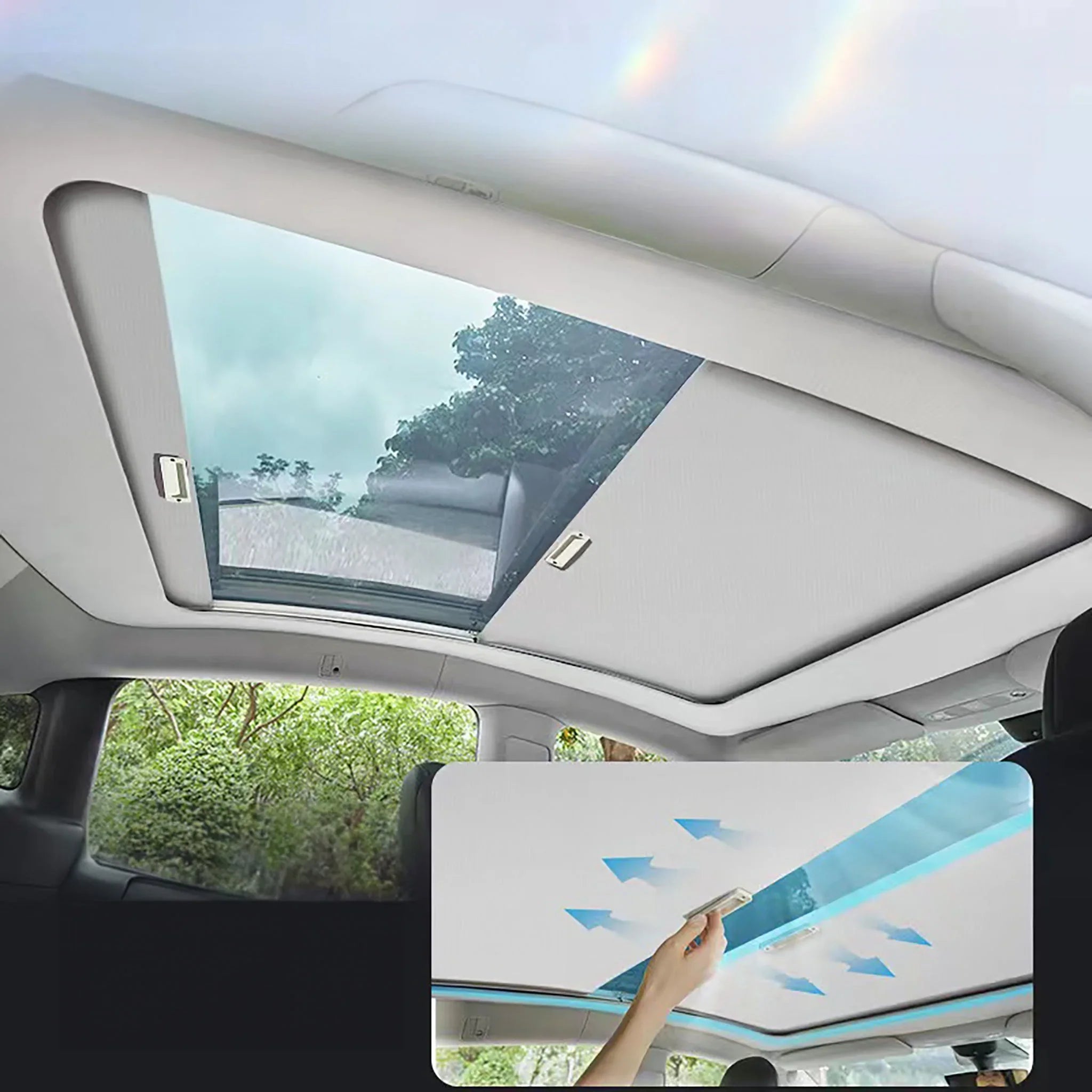 Retractable Sunshade | Tesla Model 3 & Y (All Years)