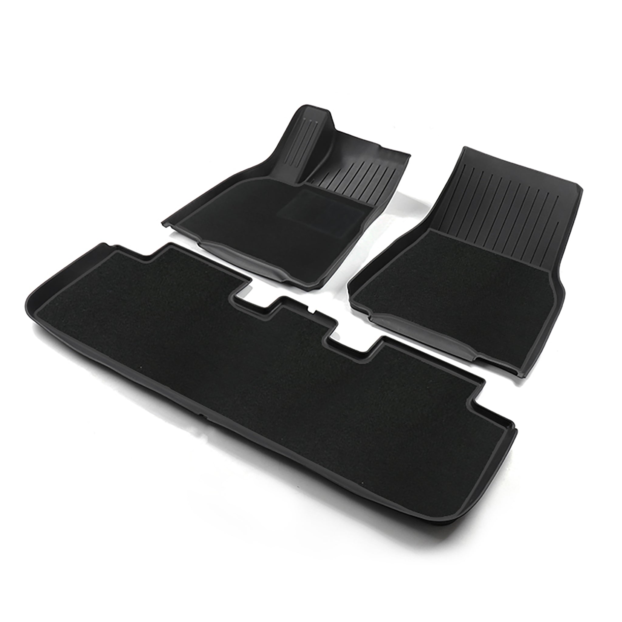 Premium All-Weather Floor Mats for Tesla Model Y - Eco-Friendly TPE, Spill-Proof Design & Luxury Protection