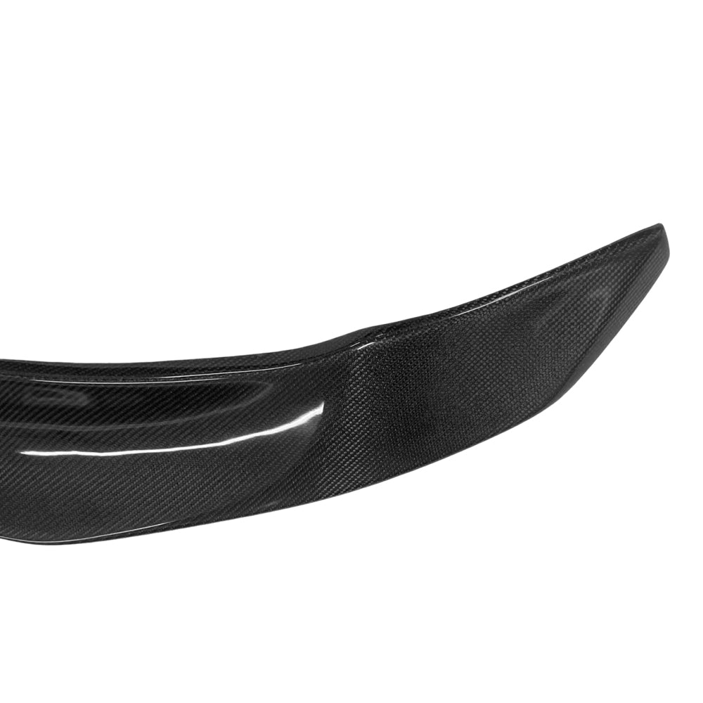 2025+ Tesla Model Y Juniper Carbon Fiber V-Style Rear Wing Spoiler – Aerodynamic Performance Body Kit Upgrade