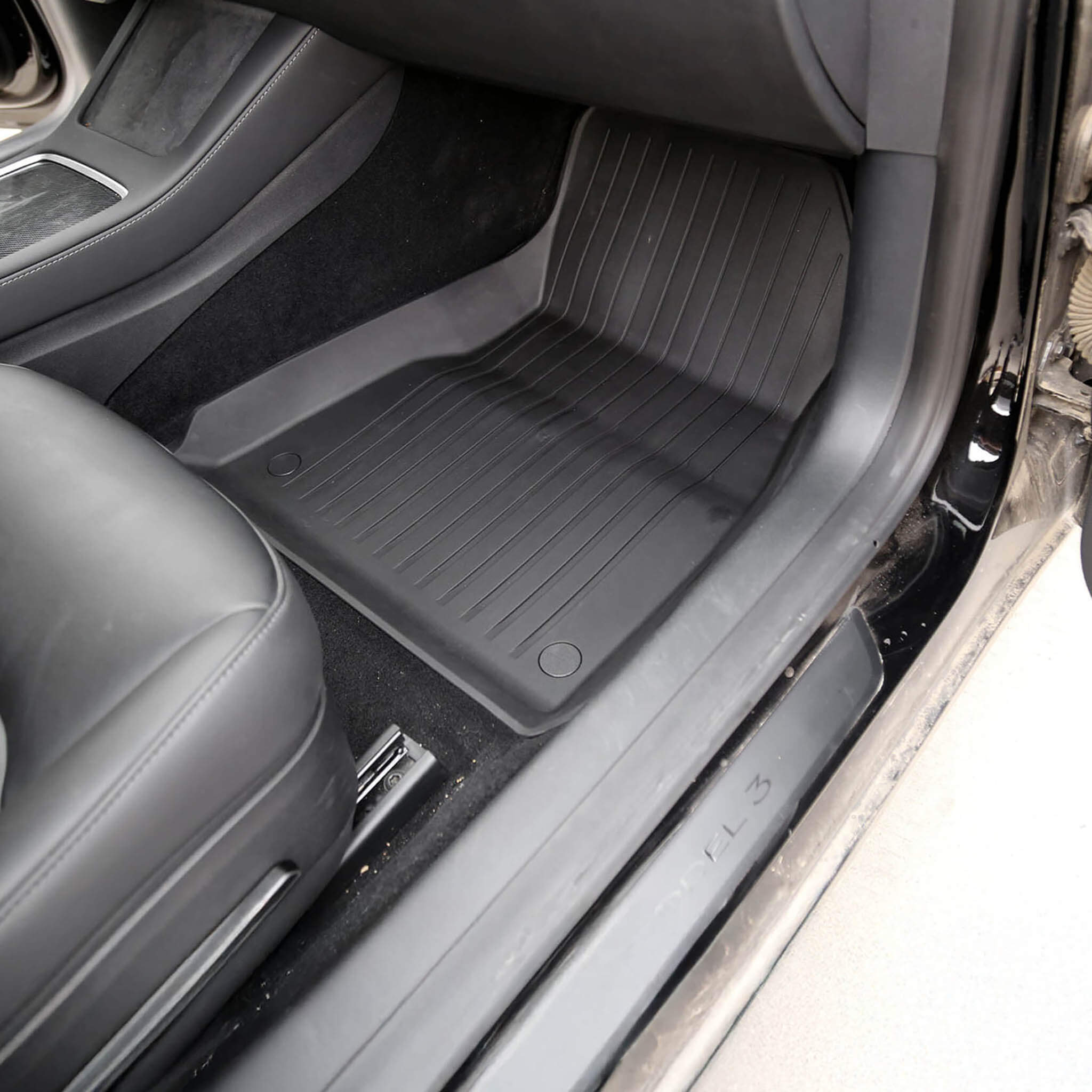 All-Weather Floor Mats for Tesla Model 3 (2017-2023) - Durable, Custom-Fit