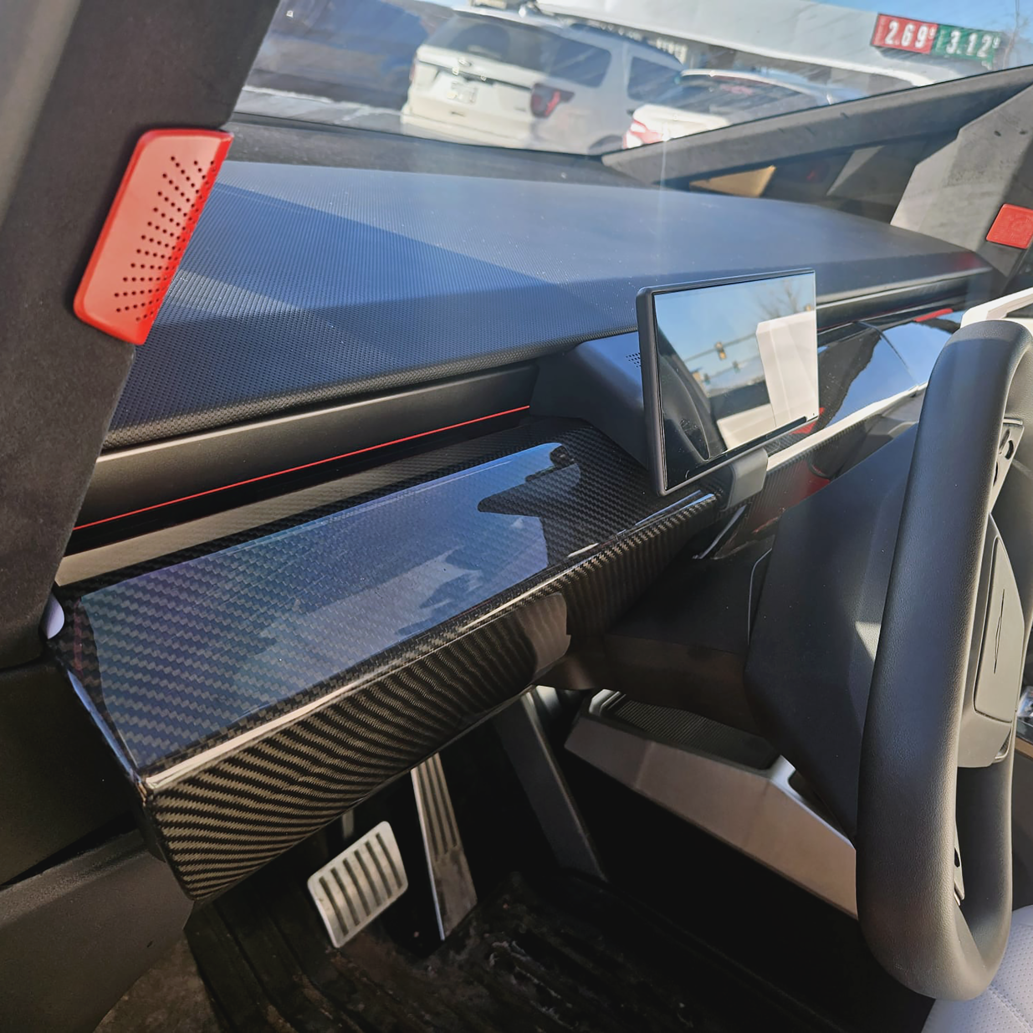 Tesla Cybertruck Screen Display 8.9-Inch Smart Instrument Cluster