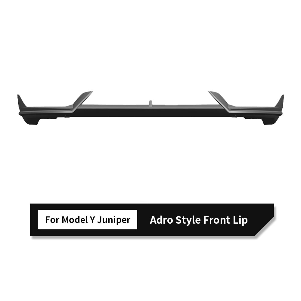 2025+ Tesla Model Y Juniper Front Lip Spoiler by Yeslak | Premium Aerodynamic Upgrade & Bumper Protection