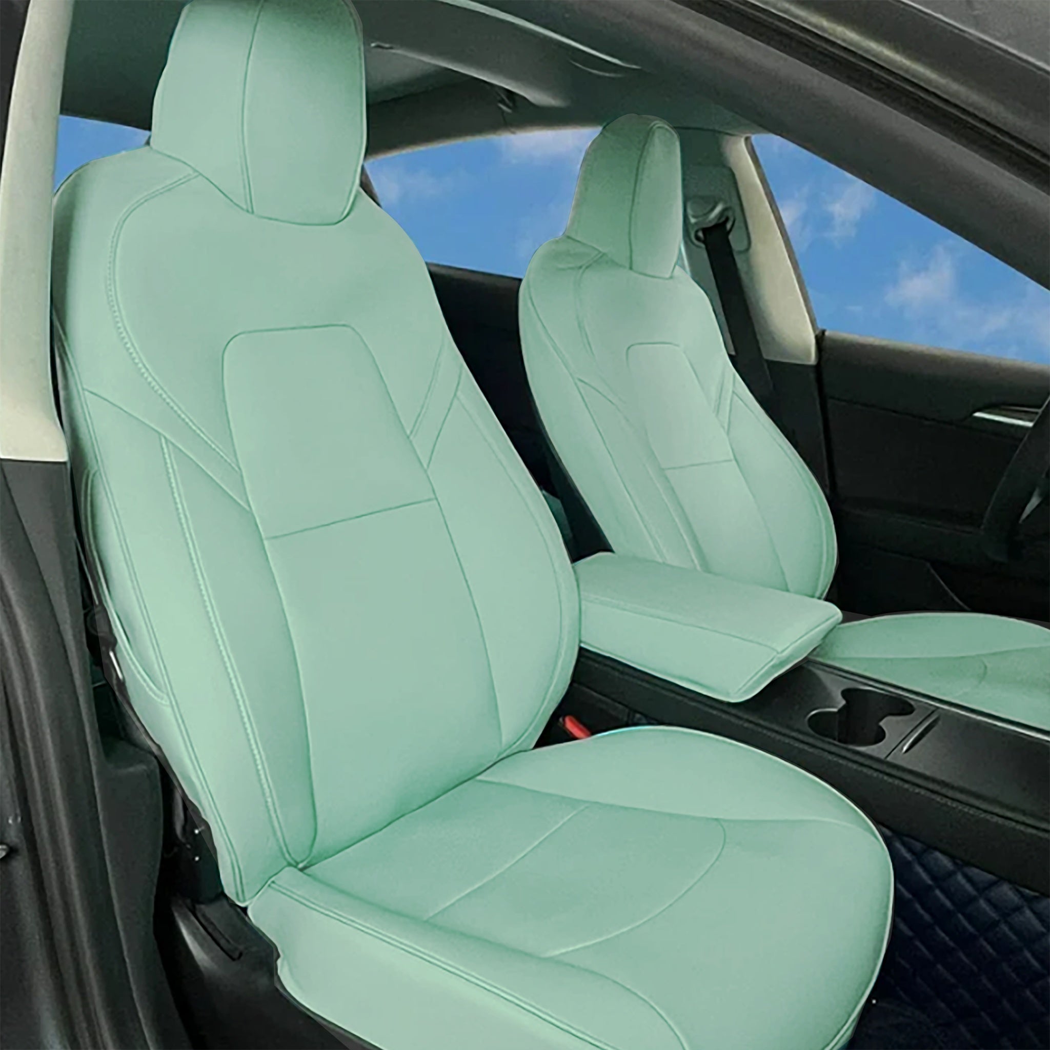 Premium Custom-Fit Tesla Seat Covers for Model 3 & Model Y (2017-2025) – Enhanced Comfort, Durability & Interior Protection